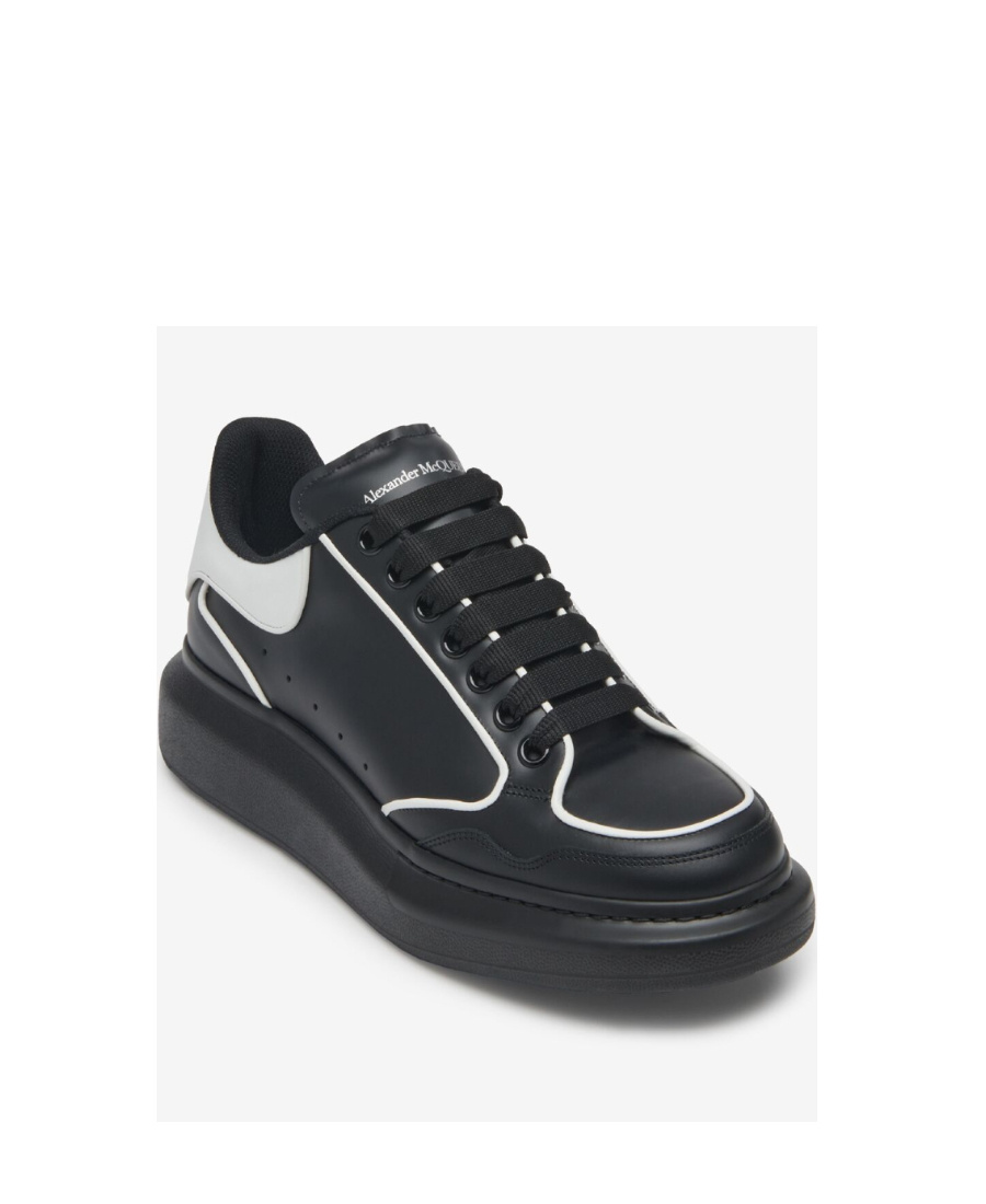 Alexander Mcqueen Oversized Low-top Sneakers In Black