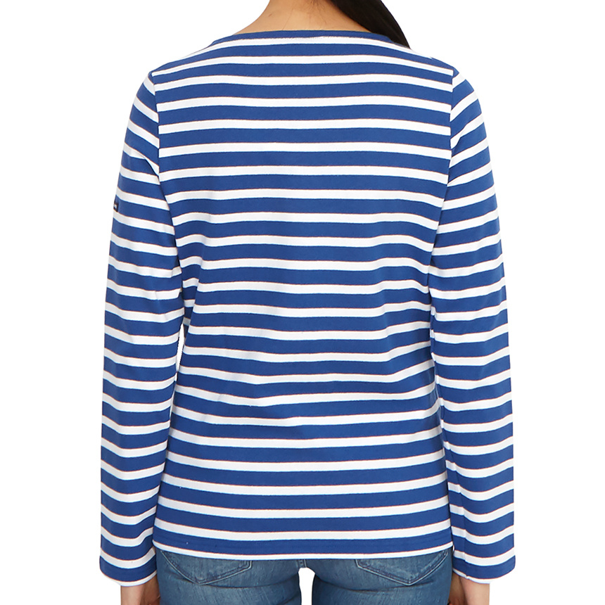 Saint James Striped Graphic T-shirt In Multi