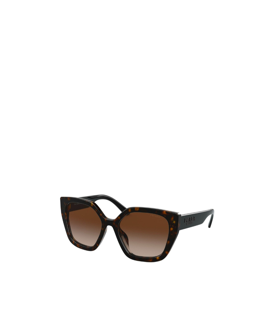 Prada Pr 19zs 2au6s1 55mm Womens Butterfly Sunglasses In Brown