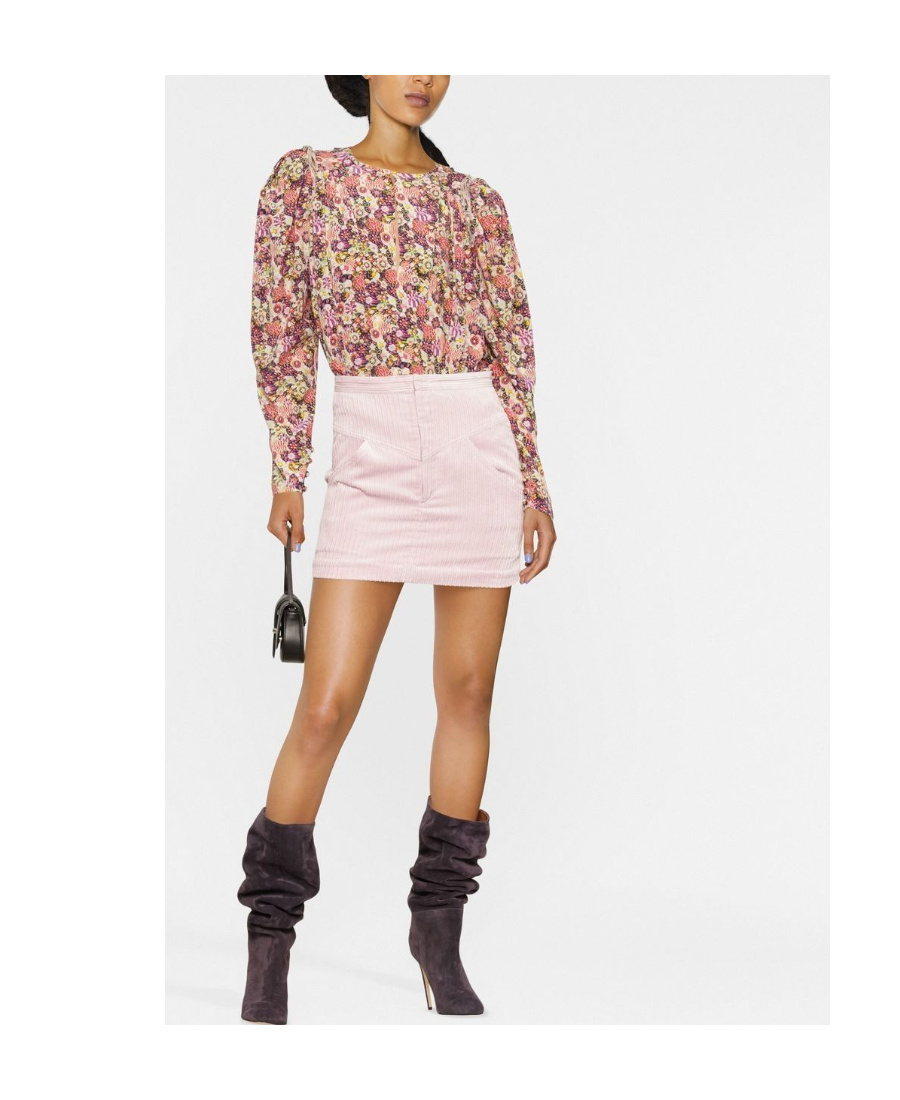ISABEL MARANT CORDUROY MINI SKIRT 
