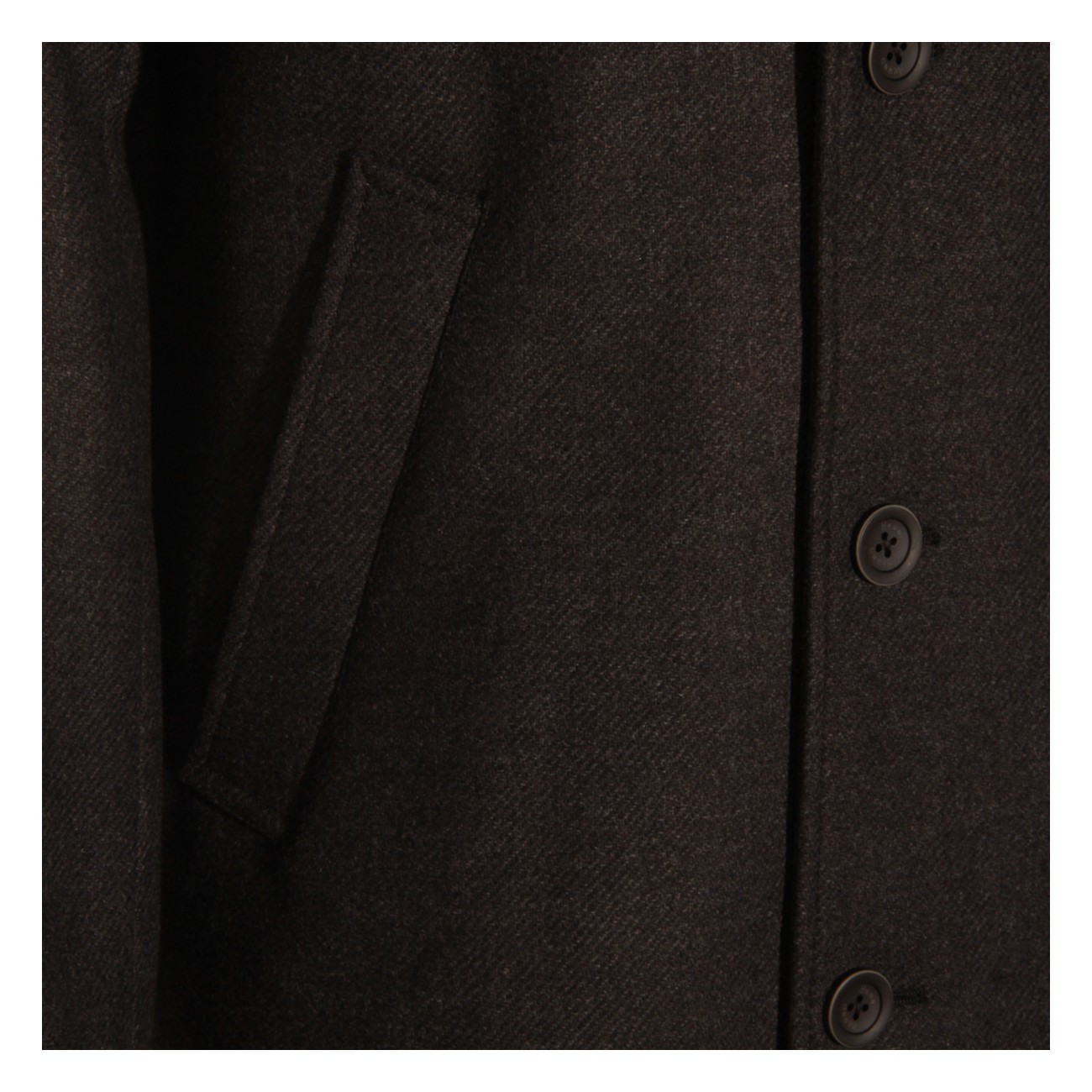 Herno Button-fastening Detachable-liner Coat In Black