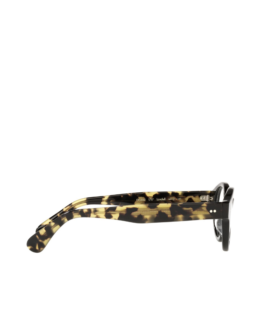 Oliver Peoples Round-frame Design Glasses In Black