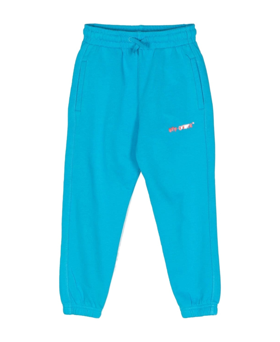 Off-white Signature Diag-stripe Track Pant In Blue