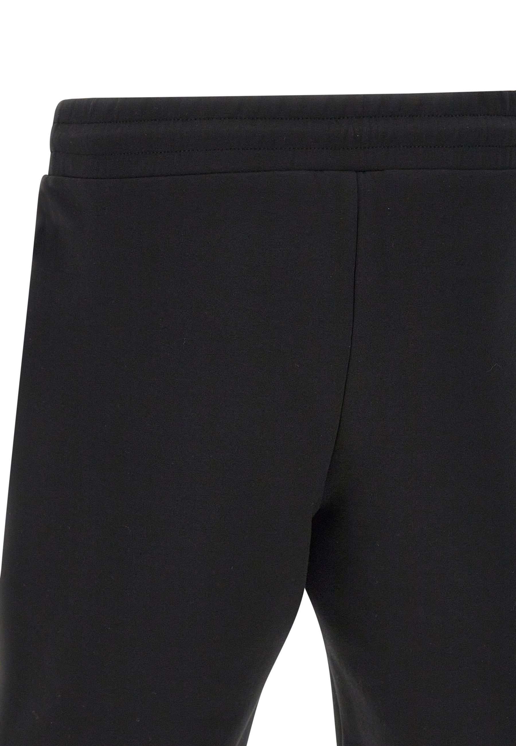 Ea7 Elastic Waist Shorts In Black