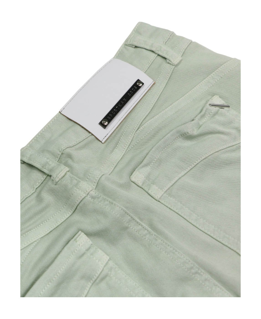 Sportmax Logo Details Jeans In Green