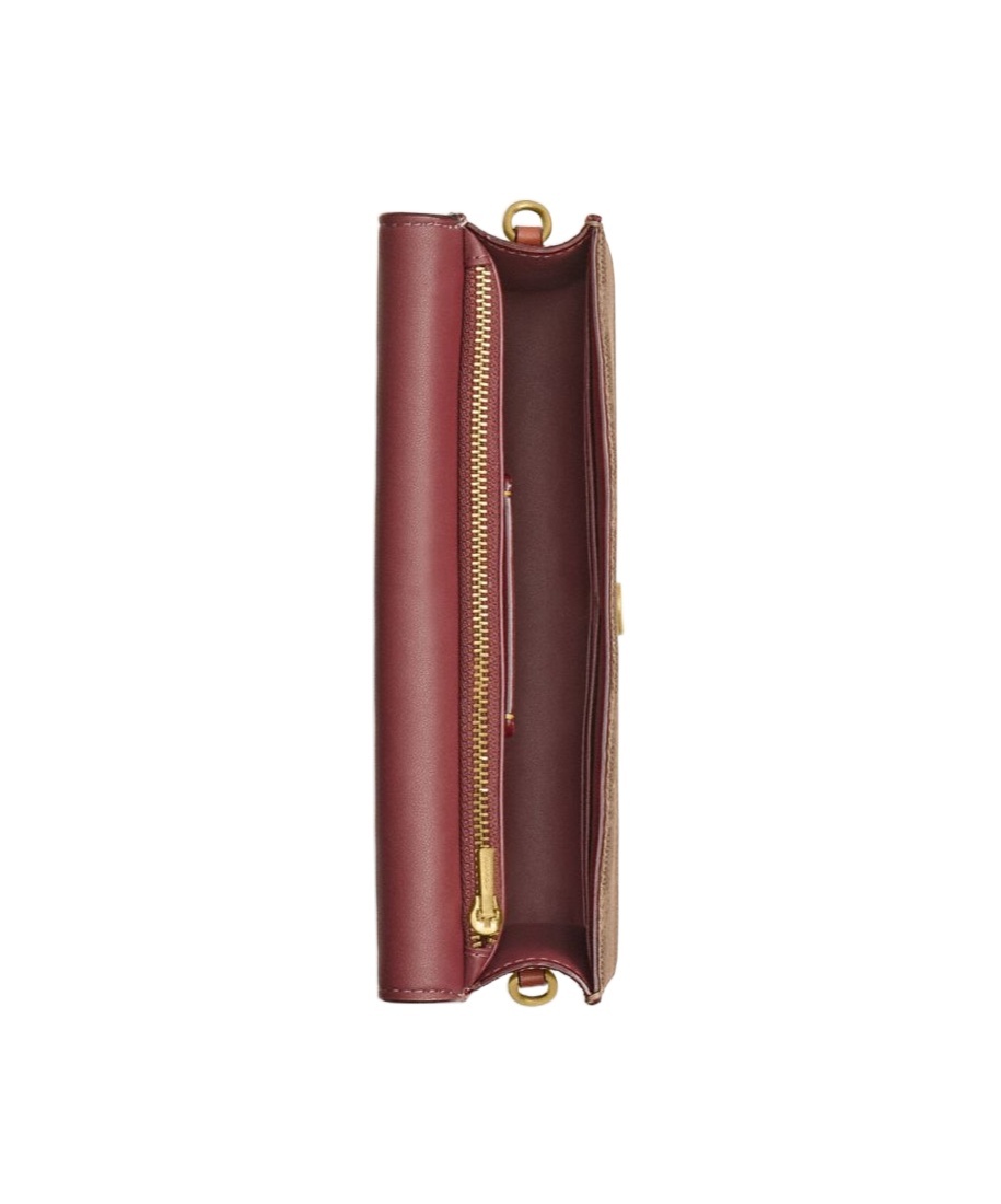 COACH ESSENTIAL LONG WALLET ON A CHAIN IN SIGNATURE CANVAS