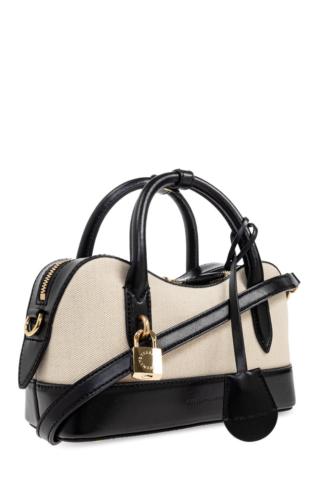 Stella Mccartney Stella Ryder Small Top Handle Bag In Black