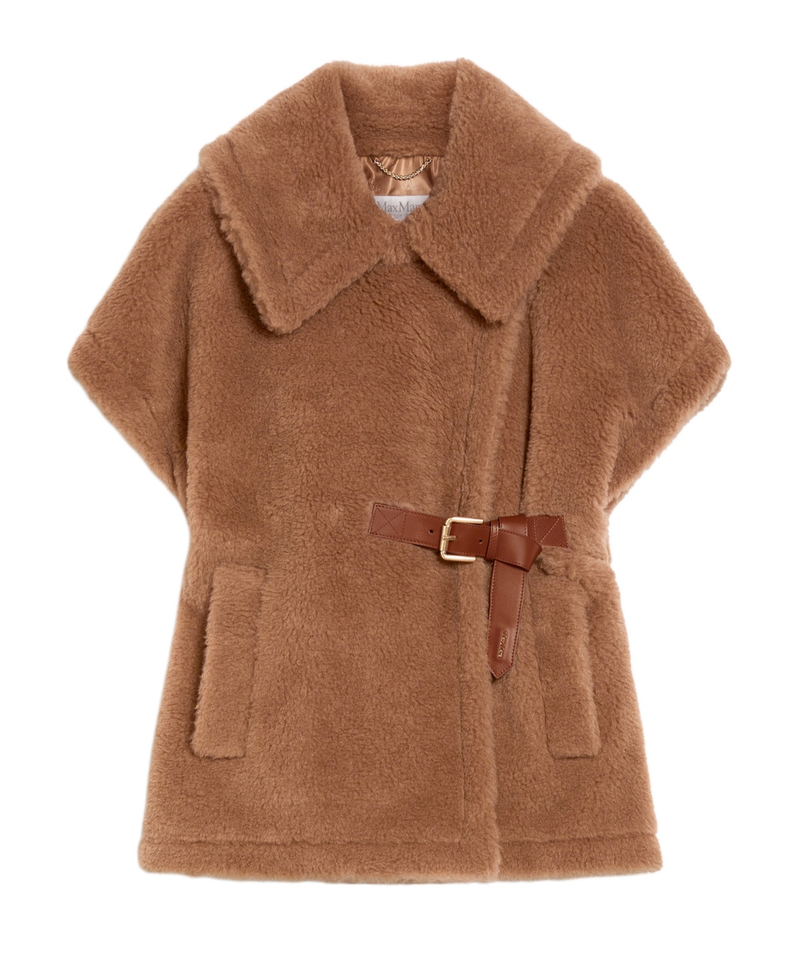 Max Mara Newbab Camel Hair And Silk Cape