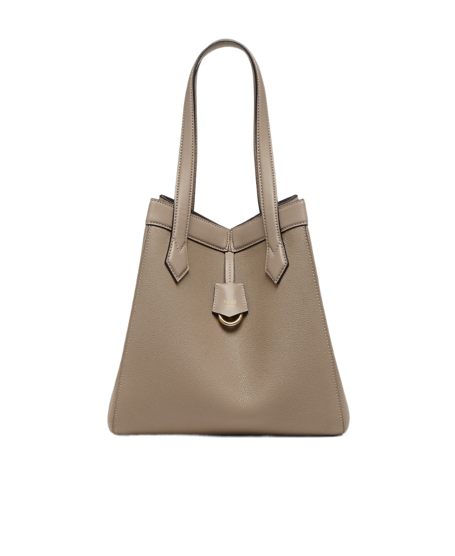 Fendi Origami Tote Bag In Gray