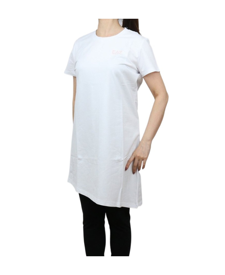 EA7 ROUND NECK SHORT-SLEEVED DRESS