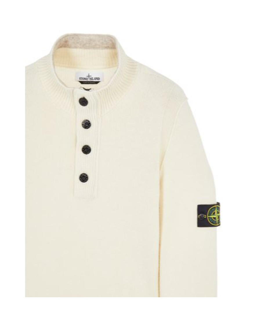 Stone Island Sweatshirt Jacket In White