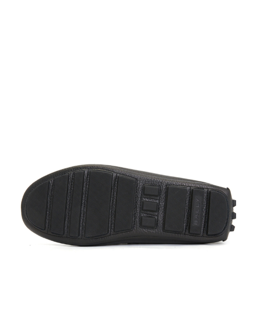Bally Kyan Leather Loafers In Black
