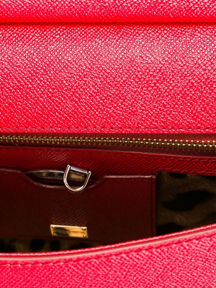 Dolce & Gabbana Sicily Tote Bag In Red