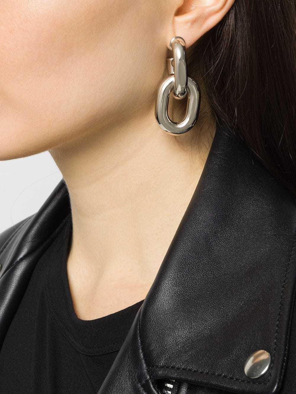 Rabanne Earrings With Silver-tone Metal Hardware In Gray