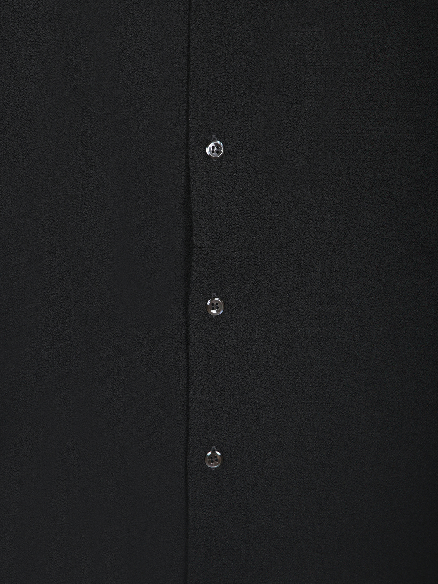 Séfr Wes Shirt Perforated Long-sleeve Shirt In Black