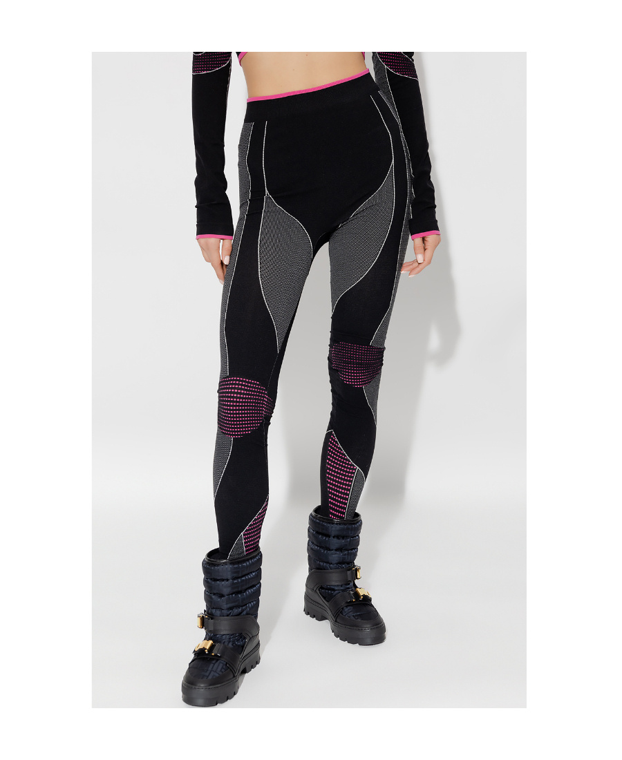 Balmain Seamless Performance Leggings In Black