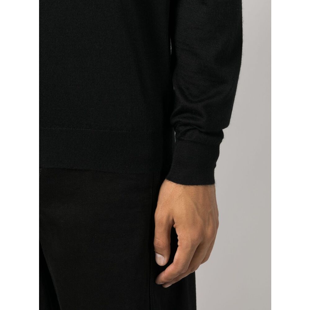 Fedeli Black Sweaters In Black