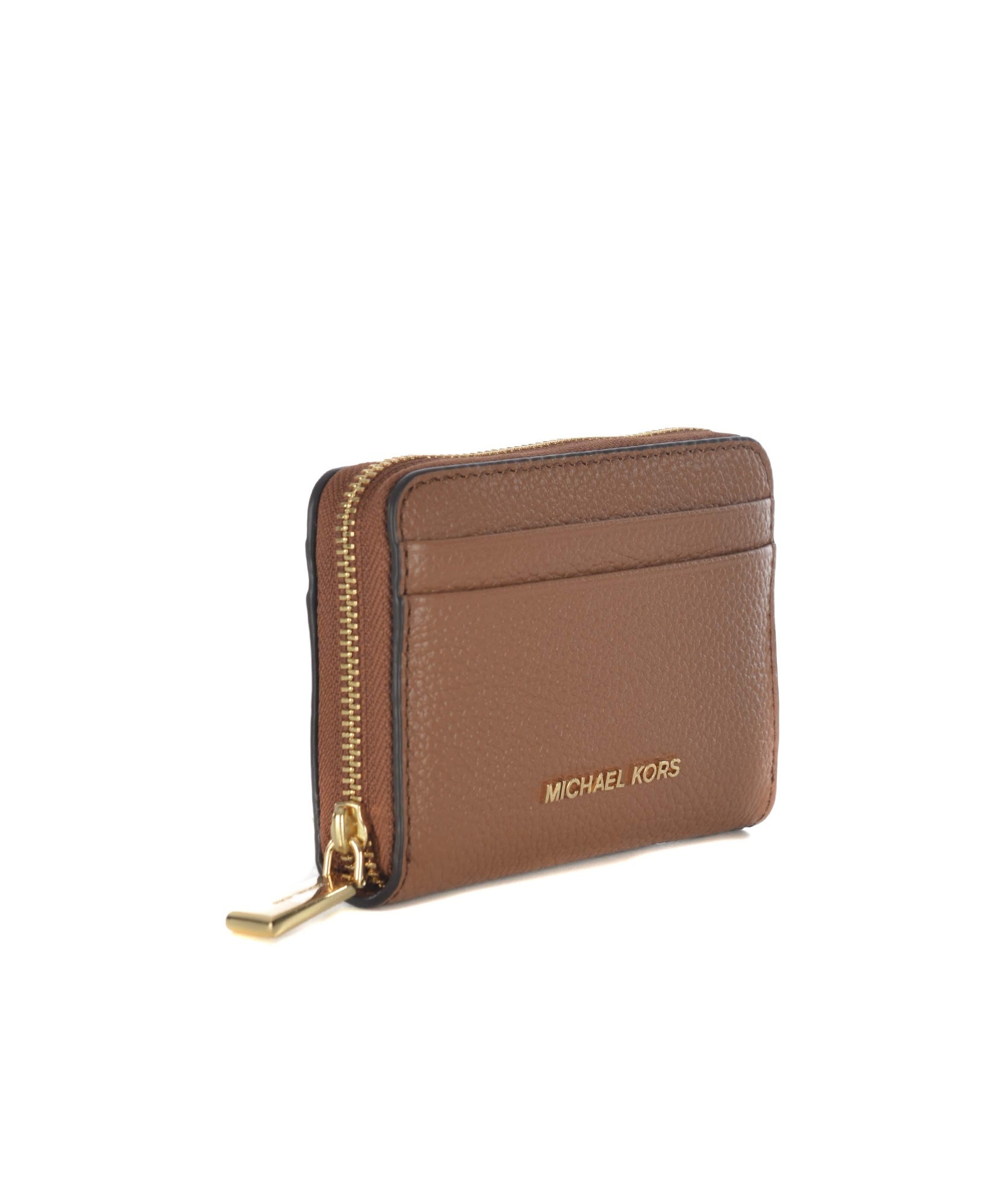 Michael Michael Kors Small Jet Set Wallet In Brown