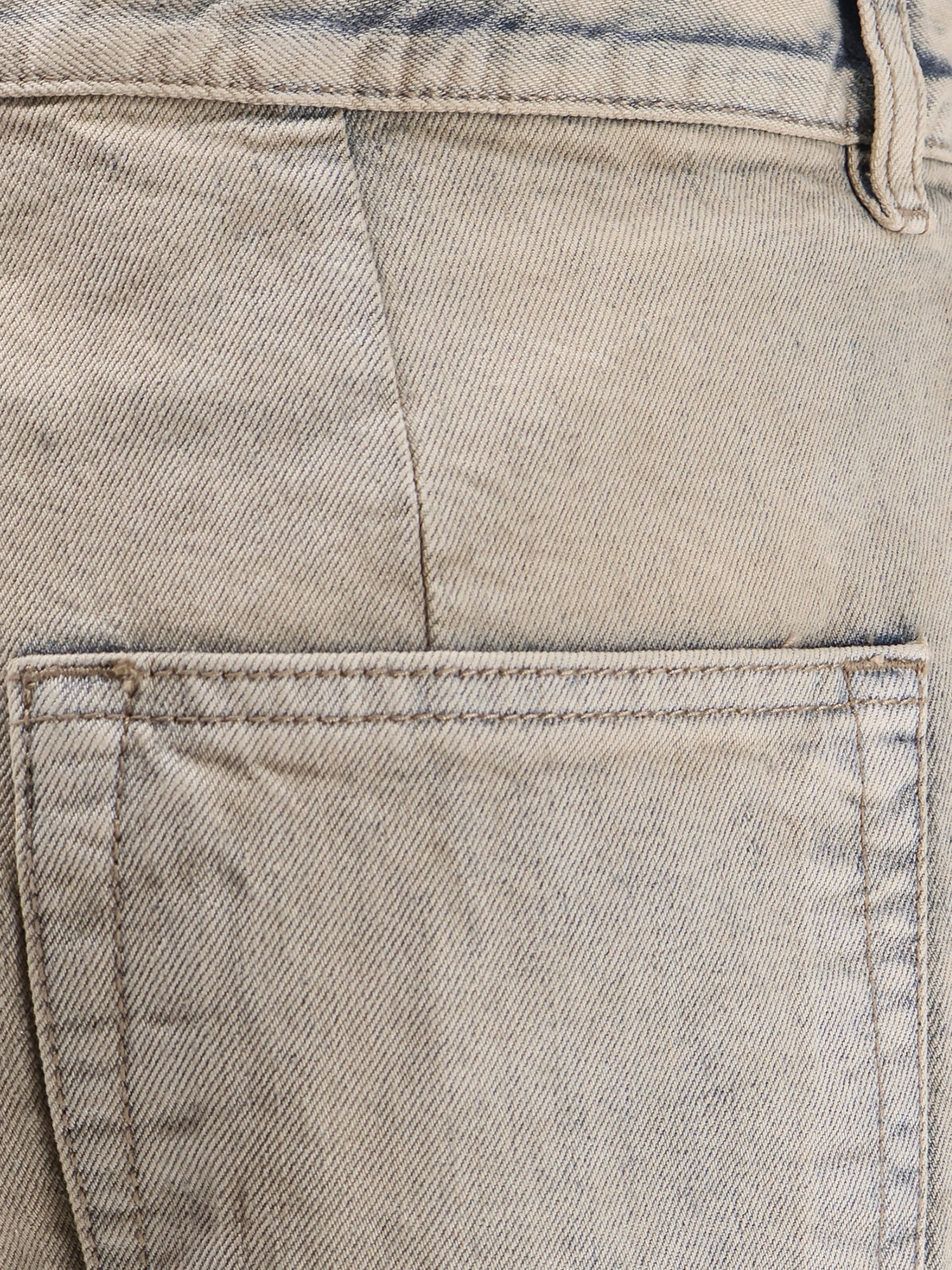 Rick Owens Drkshdw Denim Trousers With Belt Loops In Gray
