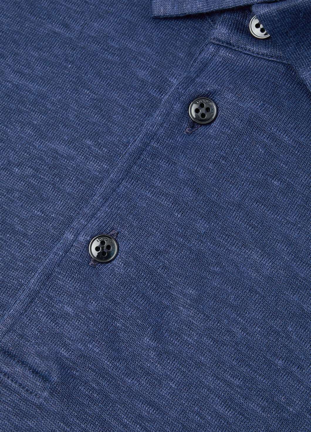 Loro Piana Short-sleeved Polo Shirt In Blue