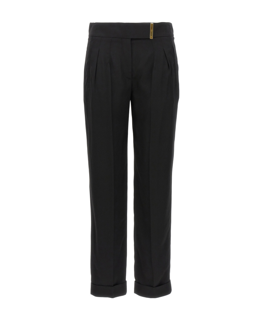 TOM FORD TOM FORD METAL BAR DETAILED STRAIGHT-LEG PANTS