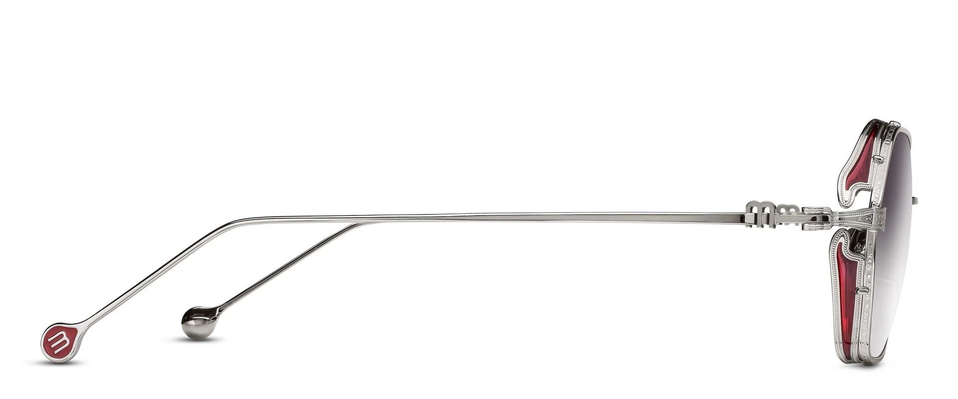 Matsuda Geometric-frame Sunglasses In White