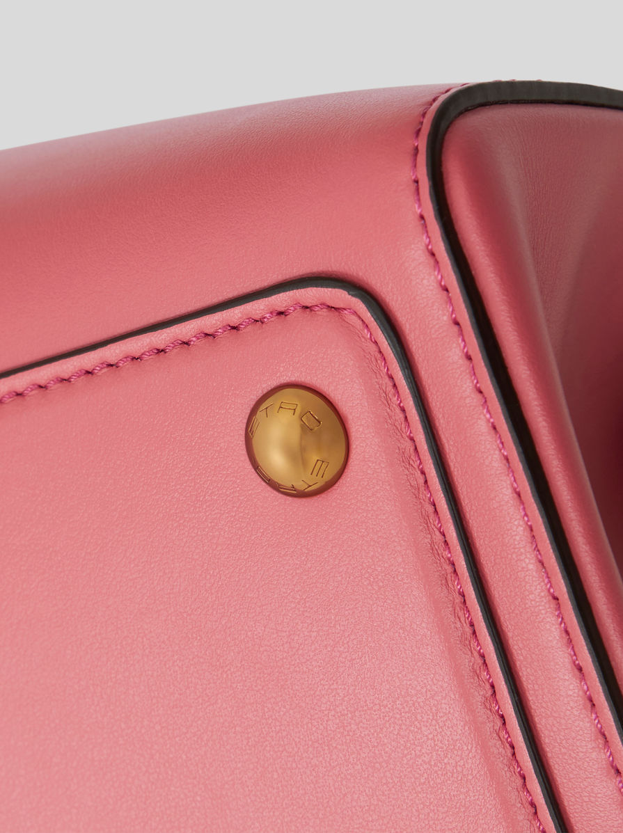 Etro Medium Vela Leather Shoulder Bag In Red