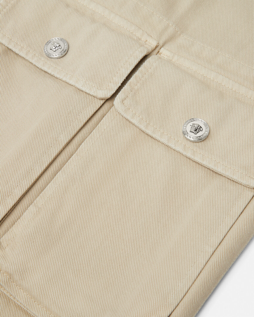 VERSACE COTTON CARGO JEANS