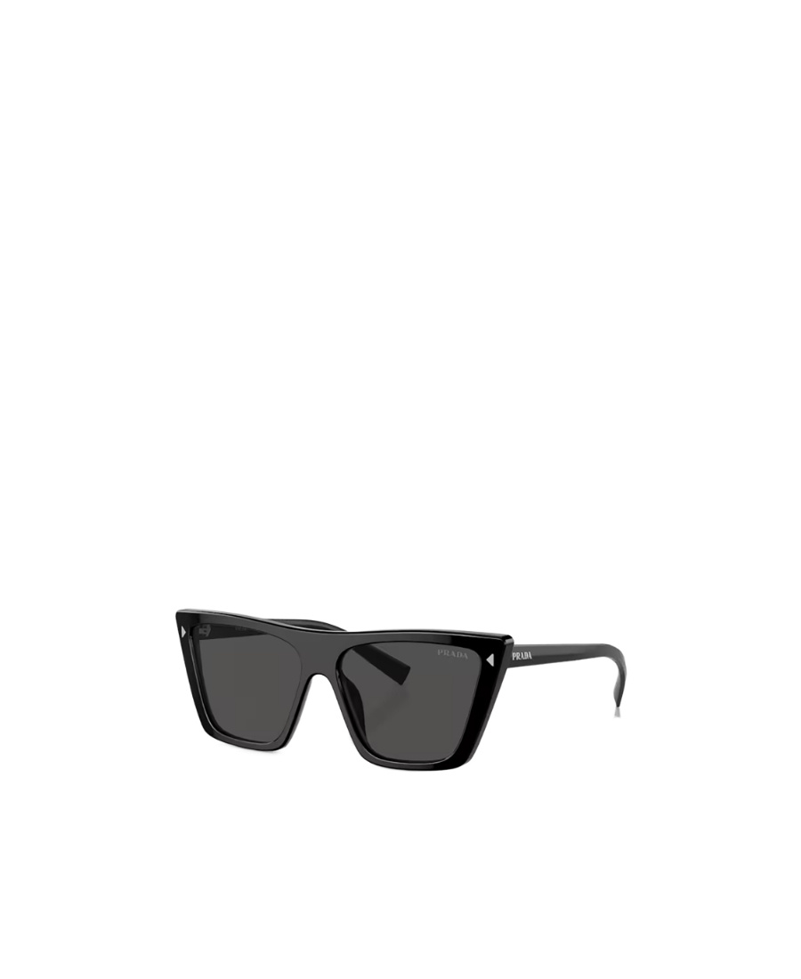 Shop Prada Rectangle-shape Sunglasses In Black
