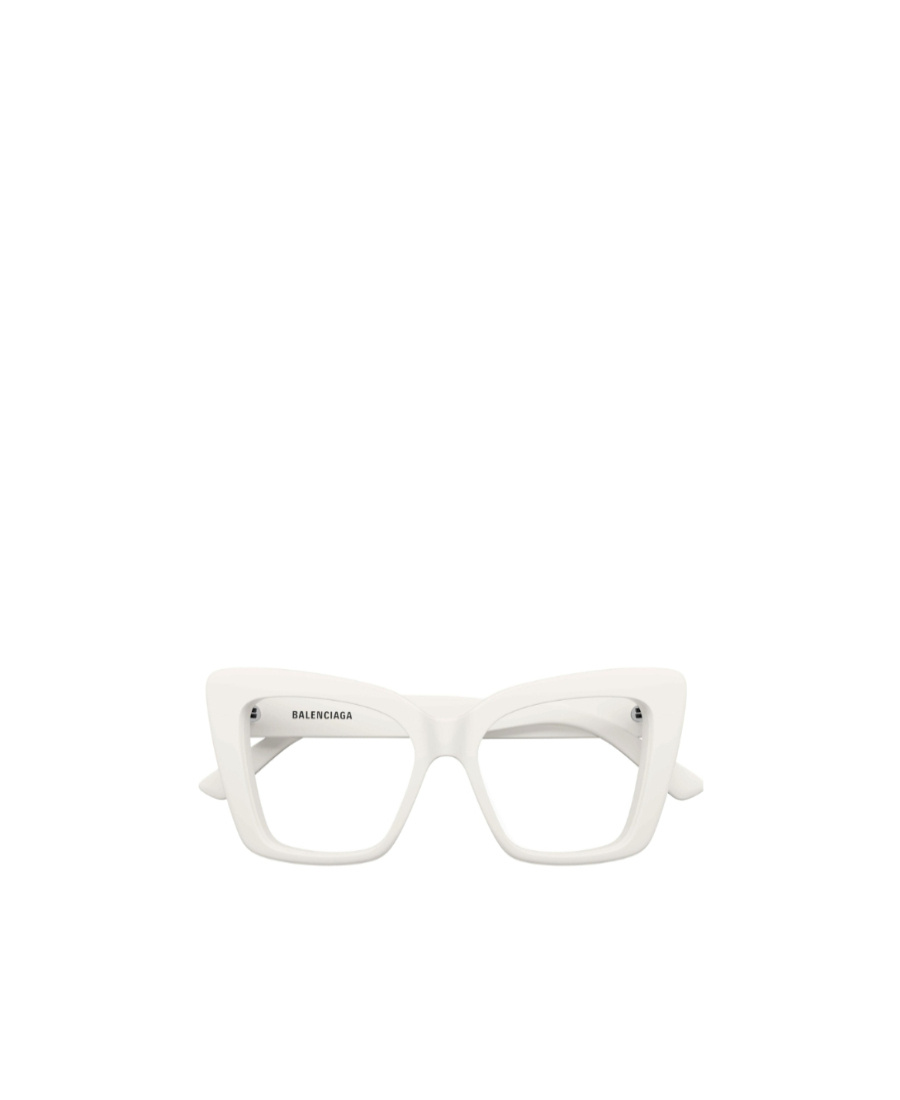 Balenciaga Butterfly-frame Clear Glasses In White