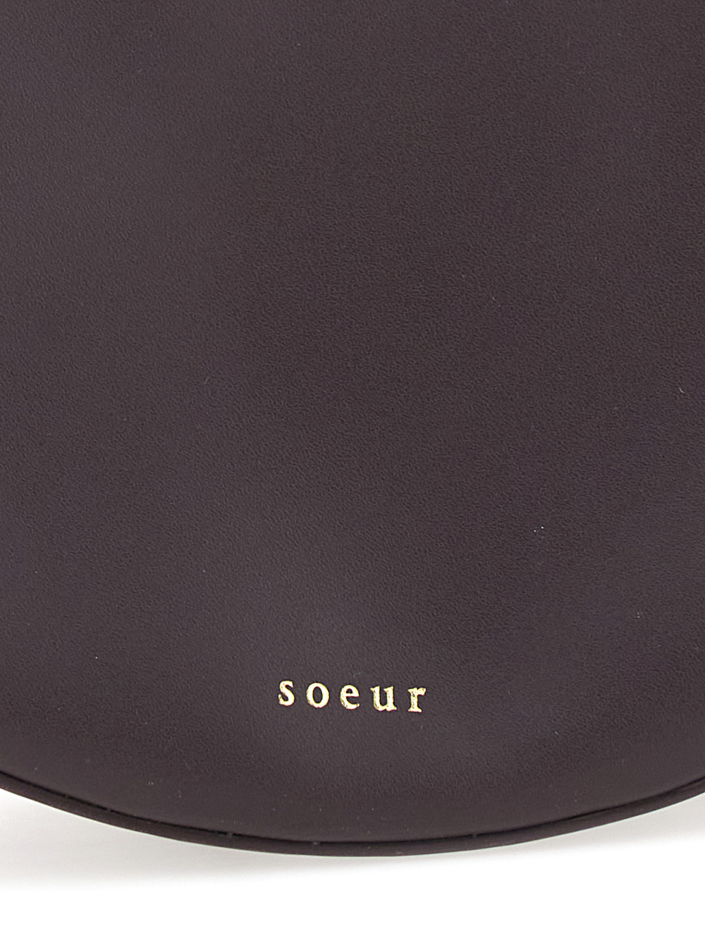 Soeur Zipper Handbag In Burgundy