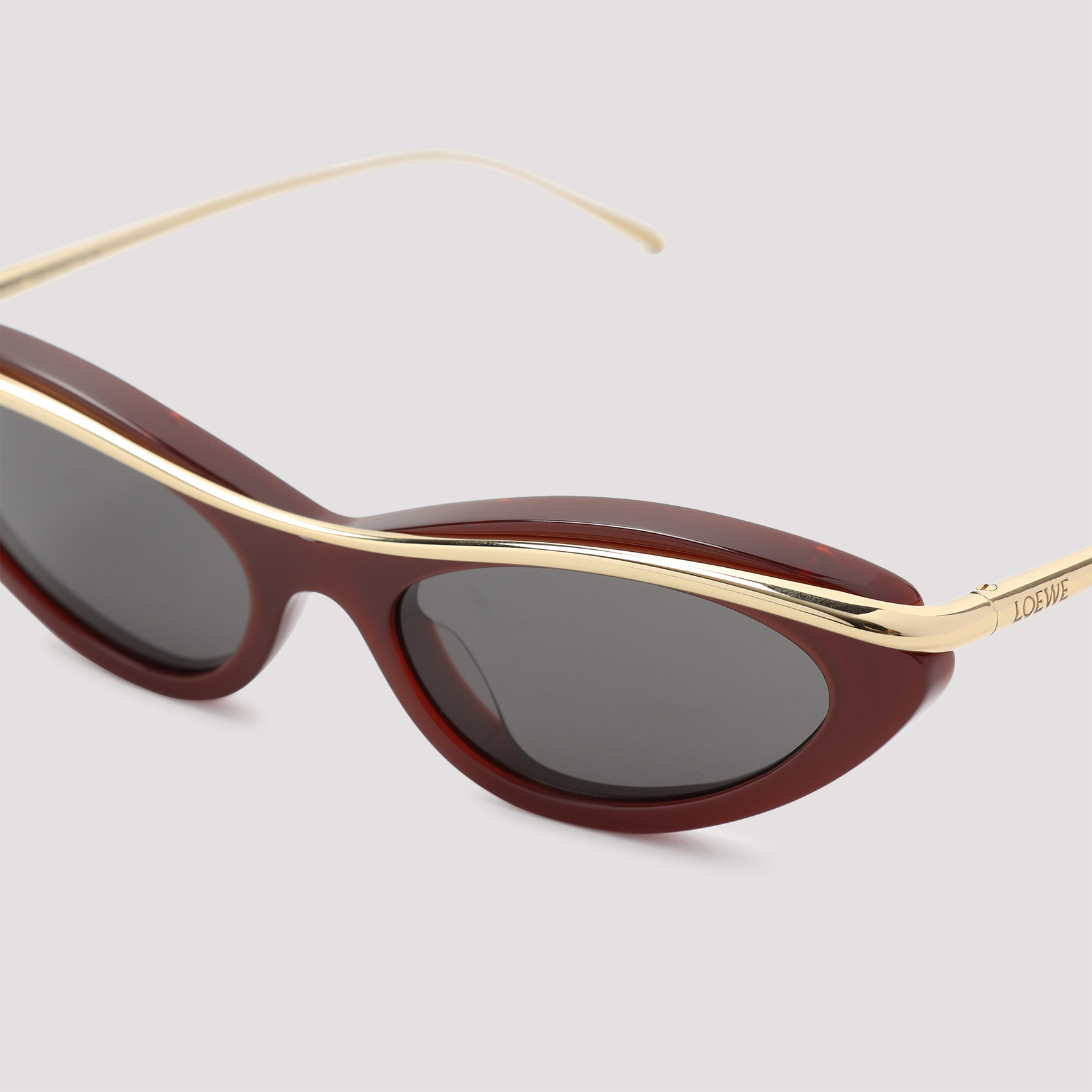 Loewe Whirl Cat Eye Sunglasses In Gray