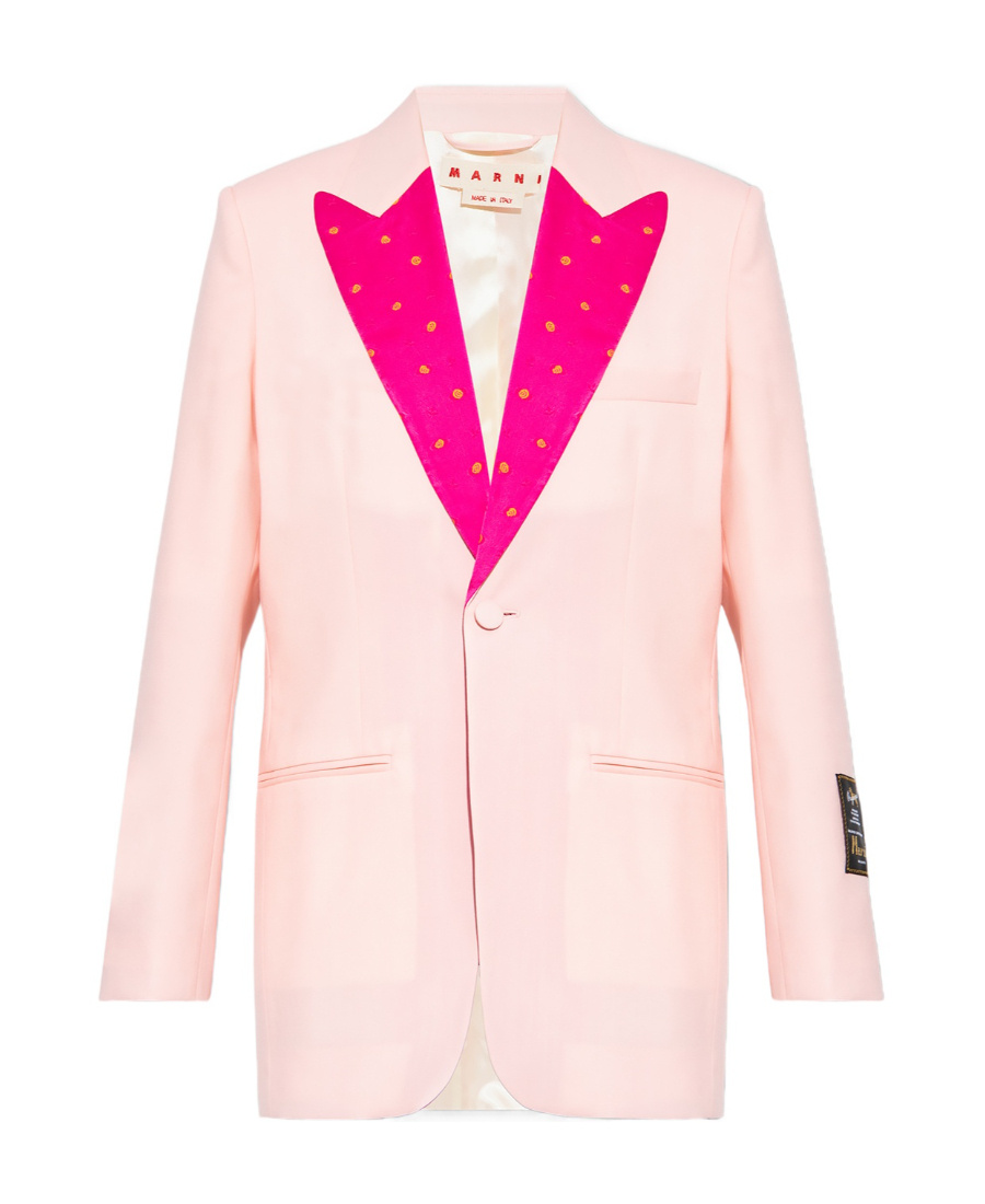 Marni Women's Light Wool Blazer In Pink