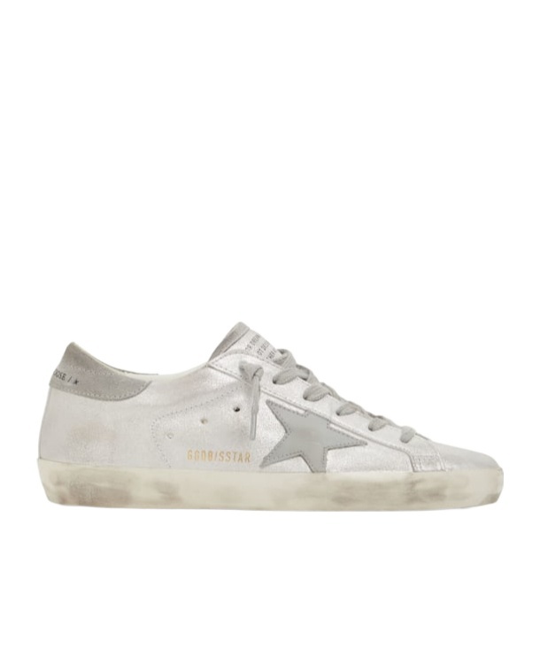 Golden Goose Hi Star Sneakers In White Leather