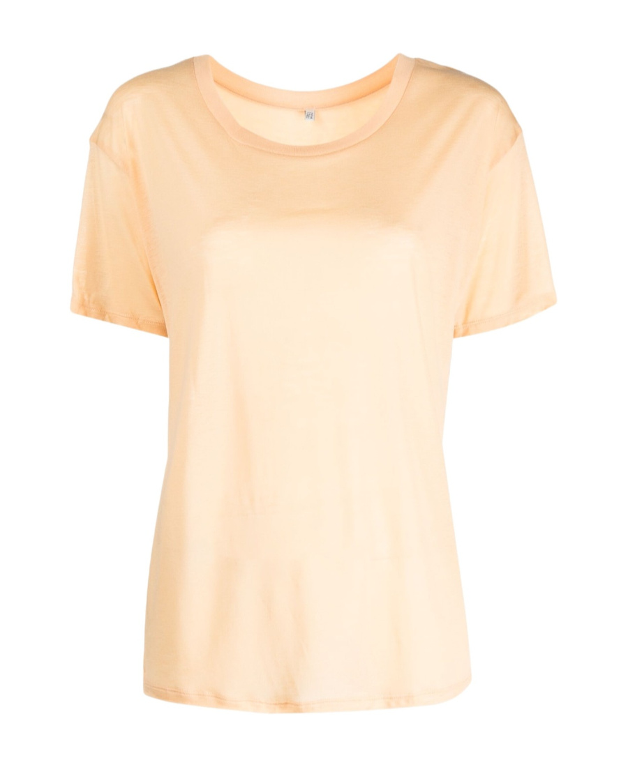 Baserange Plain Lyocell T-shirt In Nude