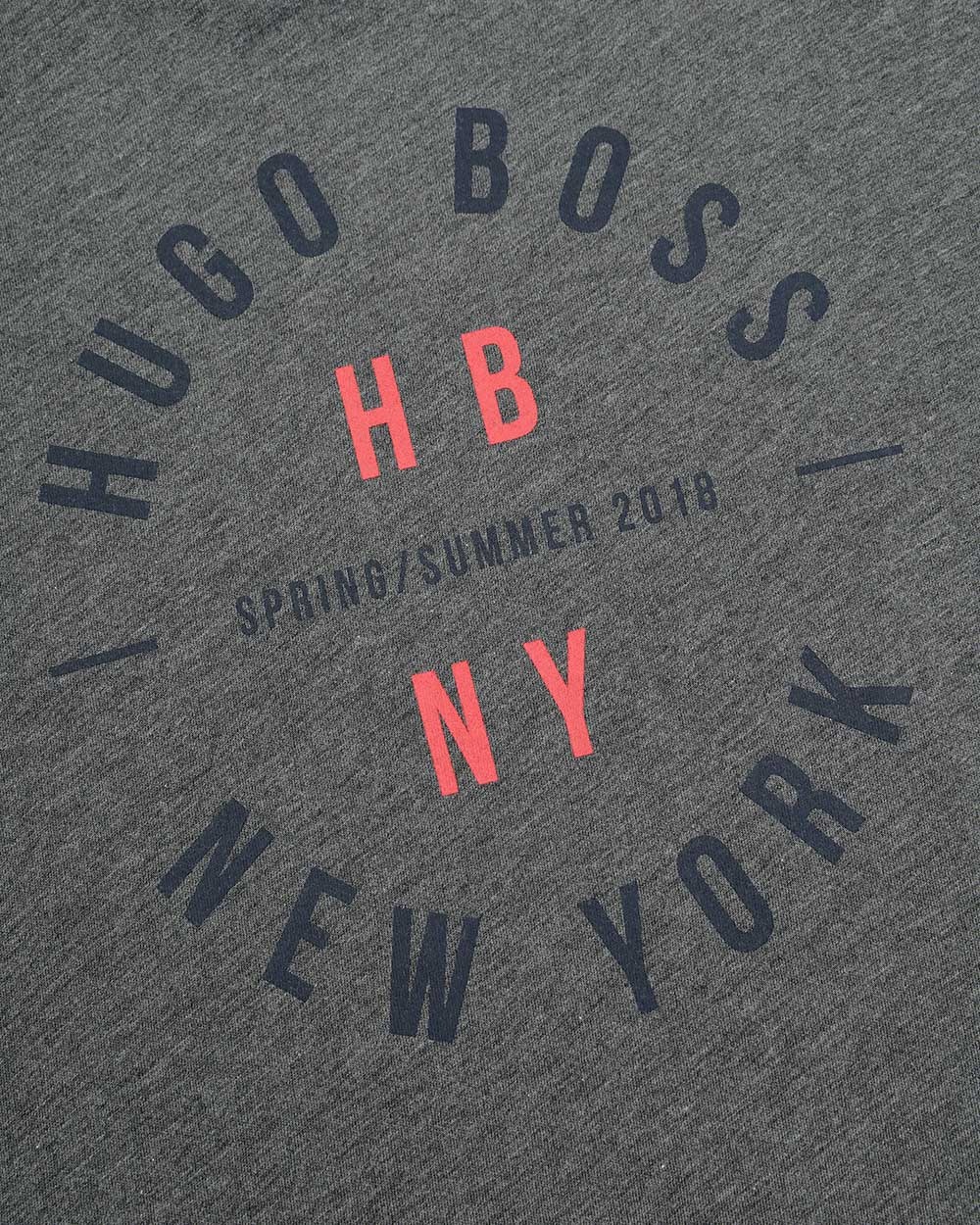 Hugo Boss T-shirt With Round Neck And Short Sleeves In Black