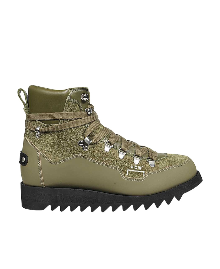 A-cold-wall* Alpine Lace-up Hiking Boots In Green