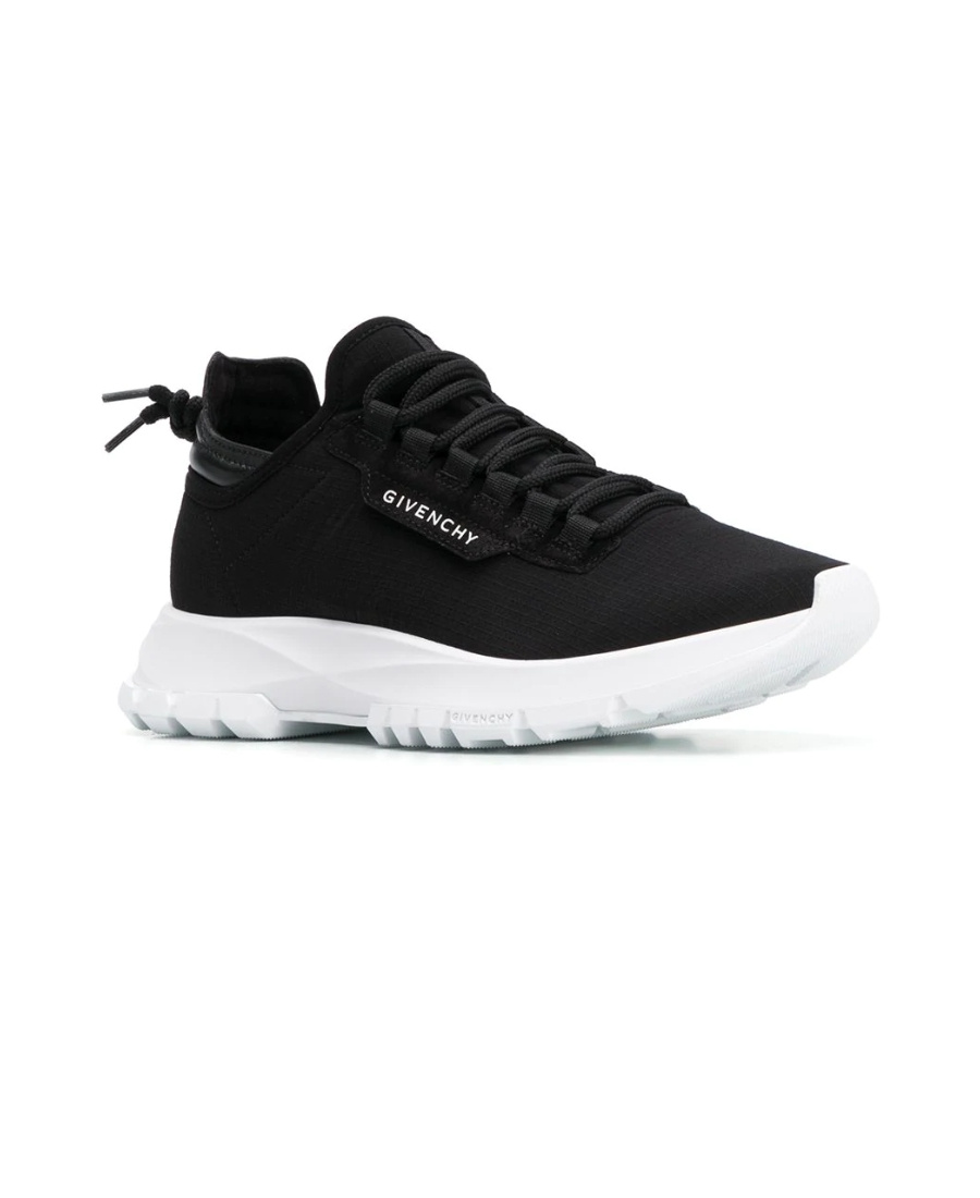 Givenchy Perforated Low-top Sneakers In Black