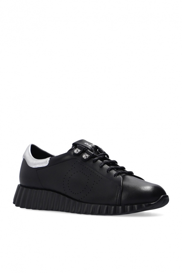 Ferragamo Ninfa Leisure Sports Shoes In Black