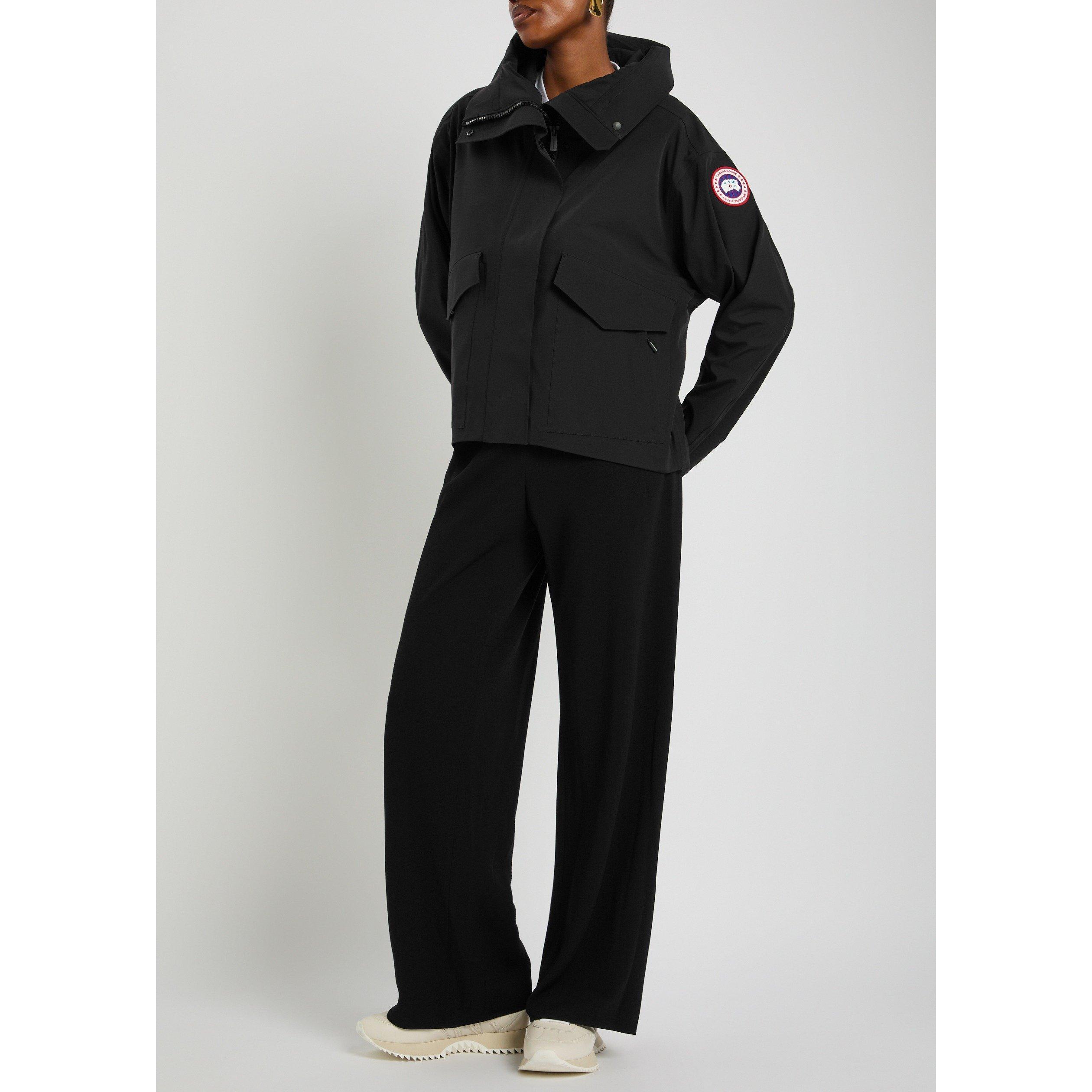 Canada Goose Solid Color Casual Jacket In Black