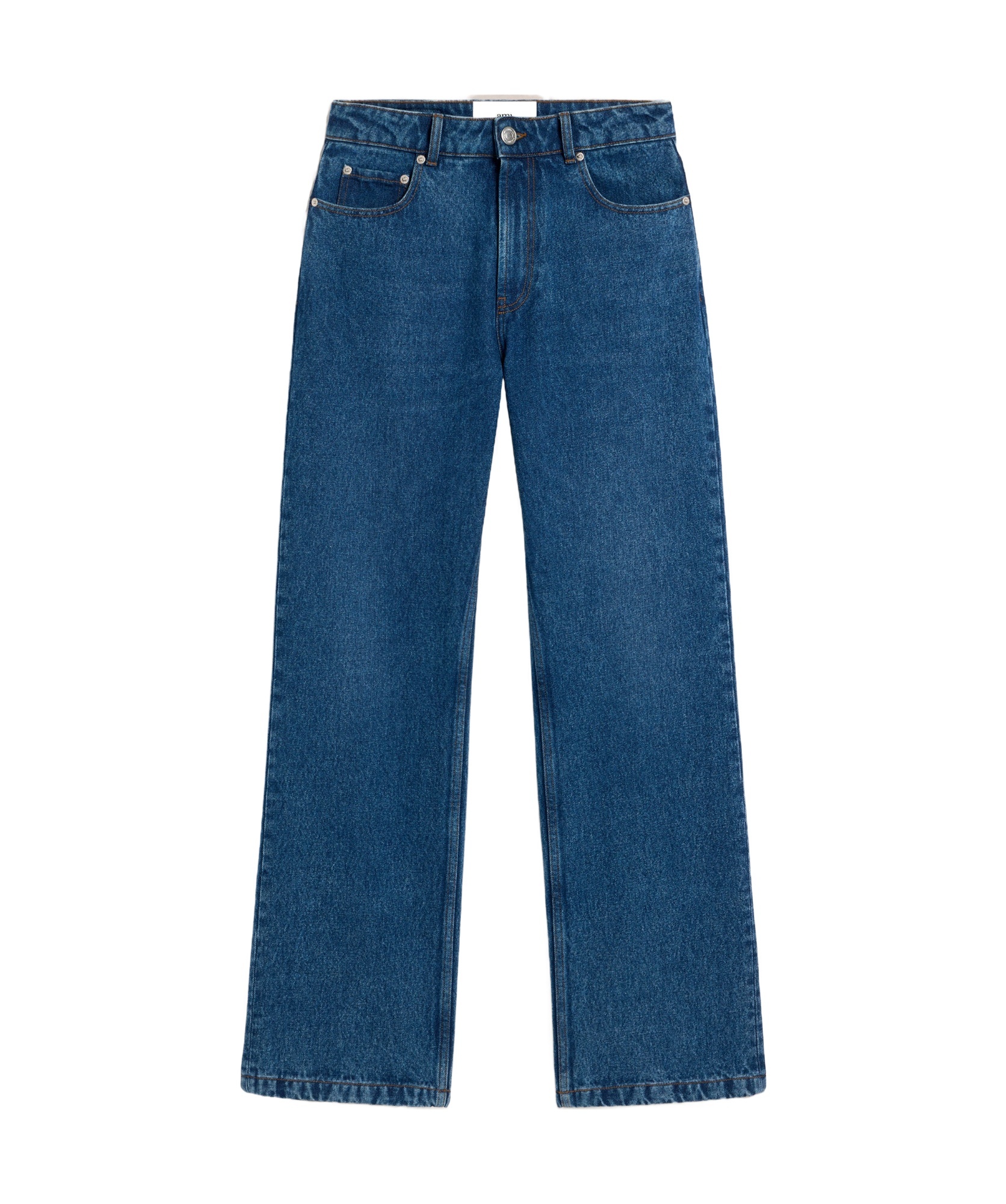 Ami Alexandre Mattiussi Ami Paris Straight-leg Slim Fit Jeans In Blue