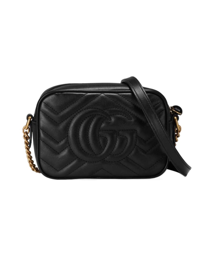 Gucci Gg Marmont Shoulder Bag In Black