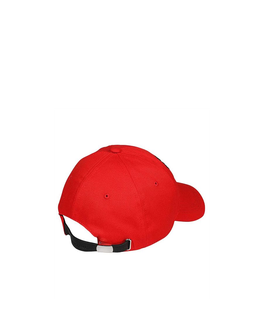 Alexander Mcqueen Logo Baseball Cap In Red