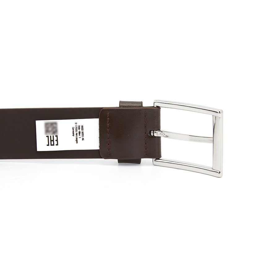 Hugo Boss Pin Buckle Belt In Brown