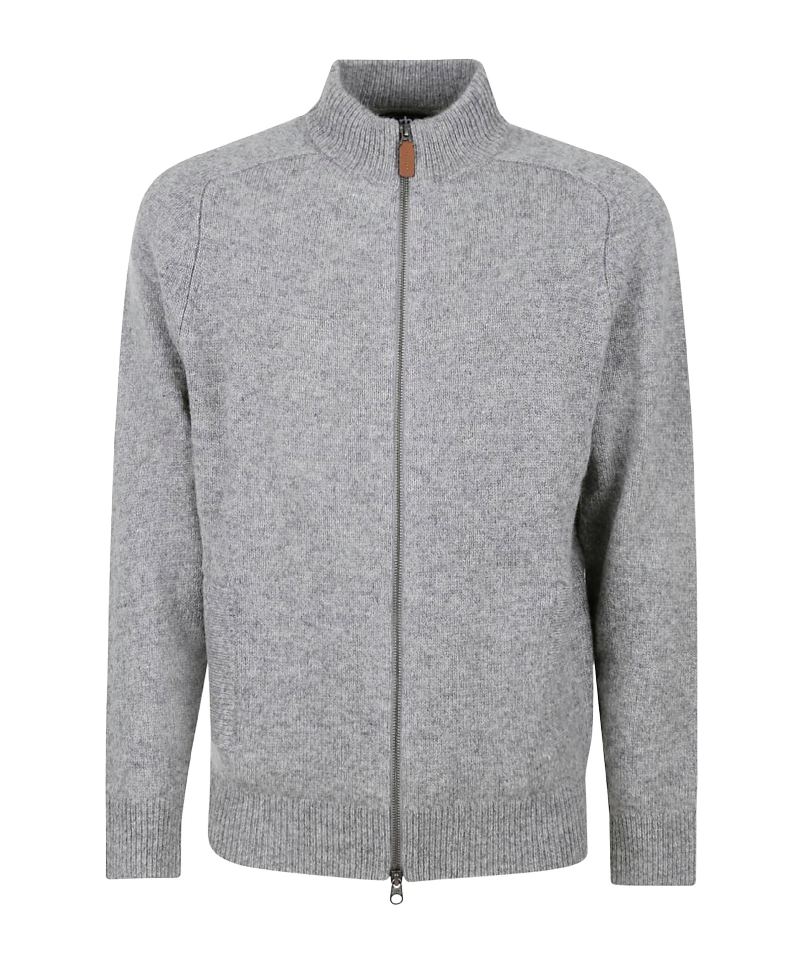 Barbour Talder Zip Cardigan In Gray