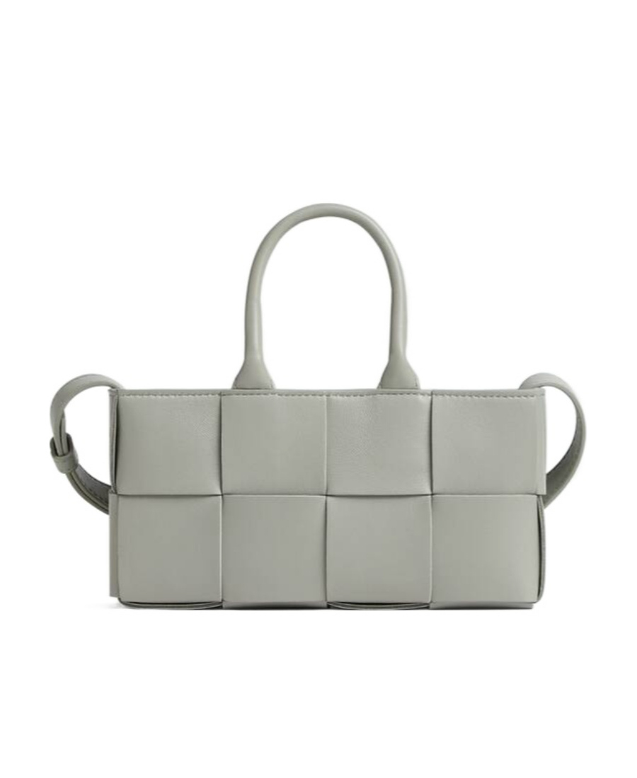 Bottega Veneta Mini Arco Tote Bag In Gray