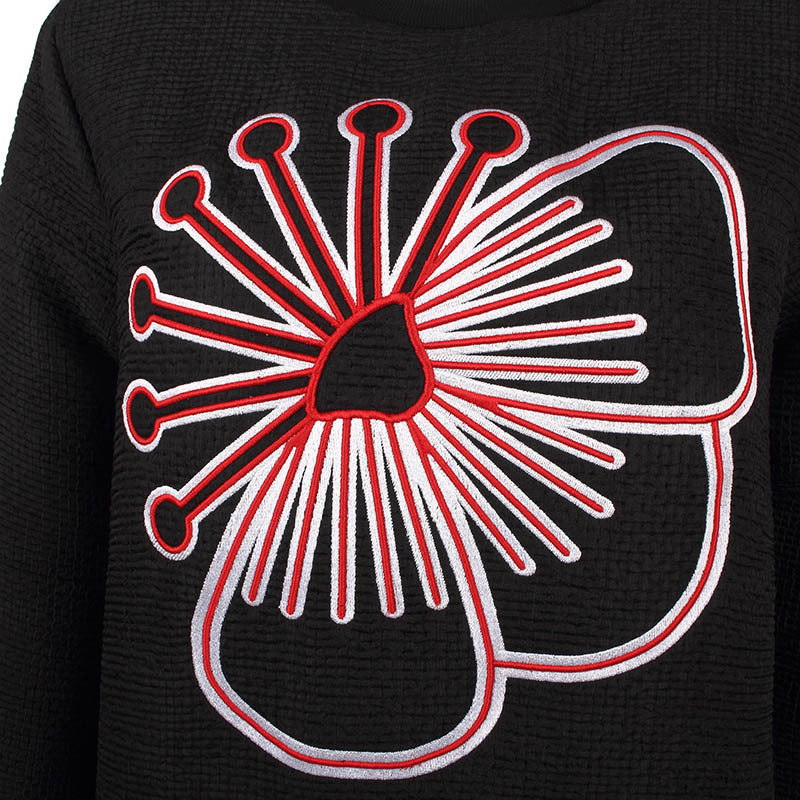 Kenzo Round-neck Pullover Sweater In Black