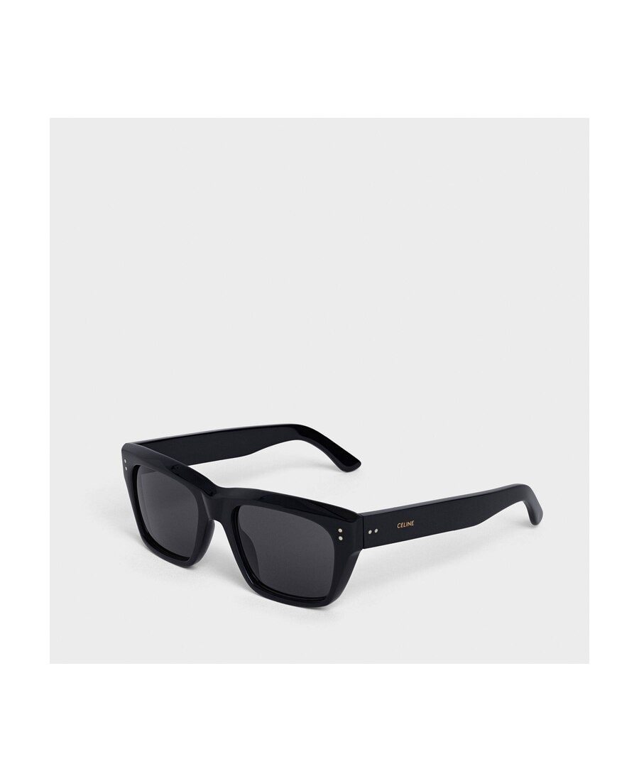 Celine Acetate Frame 01 Sunglasses In Black