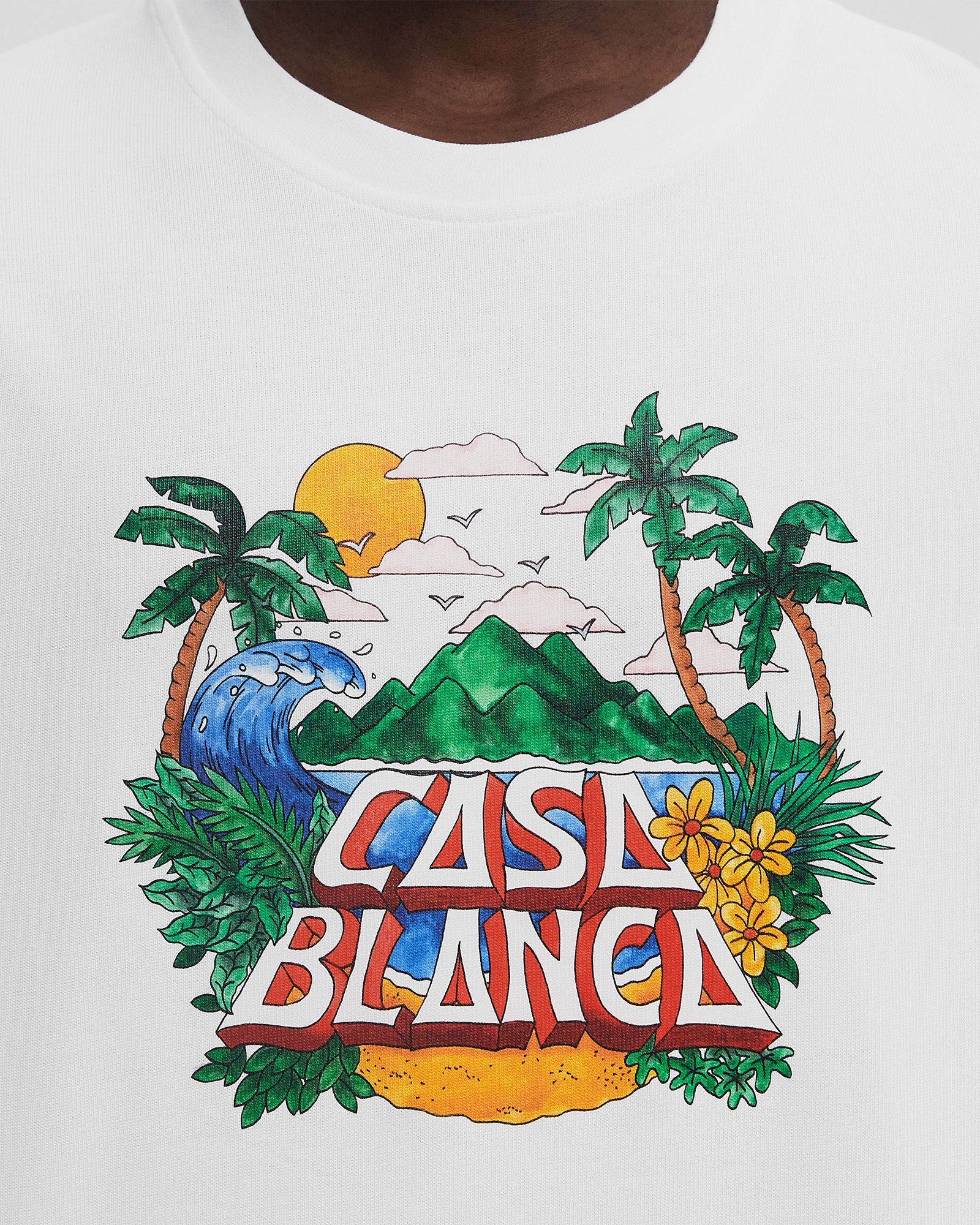Casablanca Short-sleeved T-shirt In White