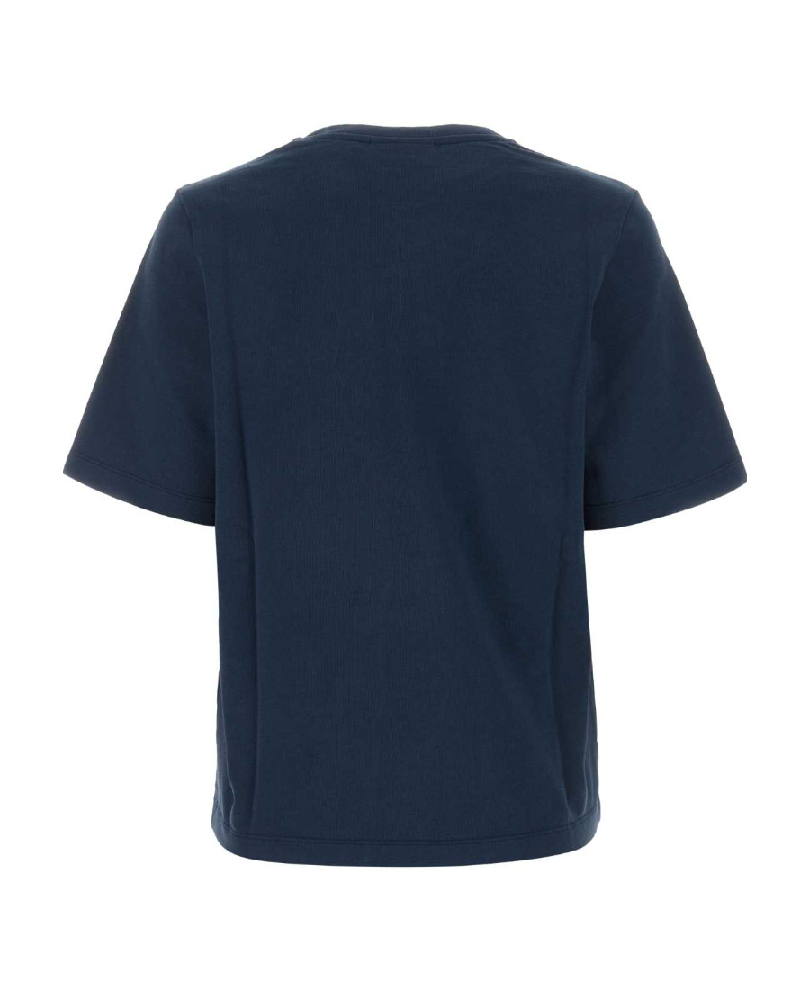MAISON KITSUNÉ MAISON KITSUNÉ LOGO PRINTED CREWNECK T-SHIRT 